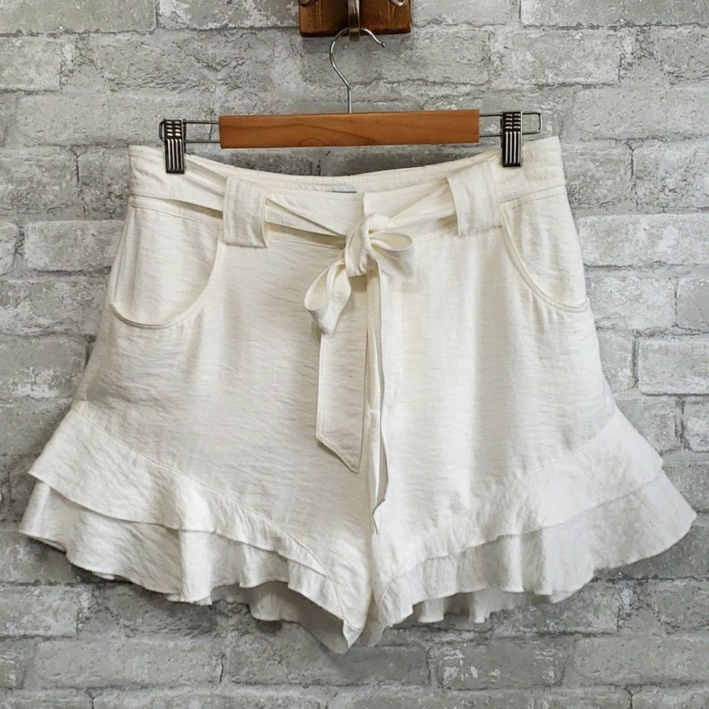 CeCe Fully Lined Ruffle Shorts, NWT, $30